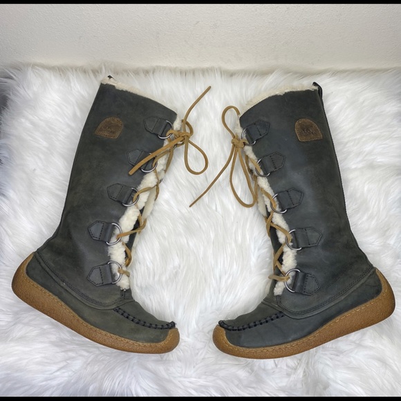 Sorel Shoes - Rare Sorel Chugalug Tall Winter Boot Olive Green